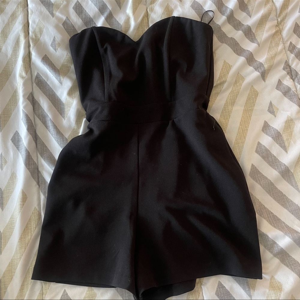 Express Women's Black Playsuit-romper new without tags, worn only one